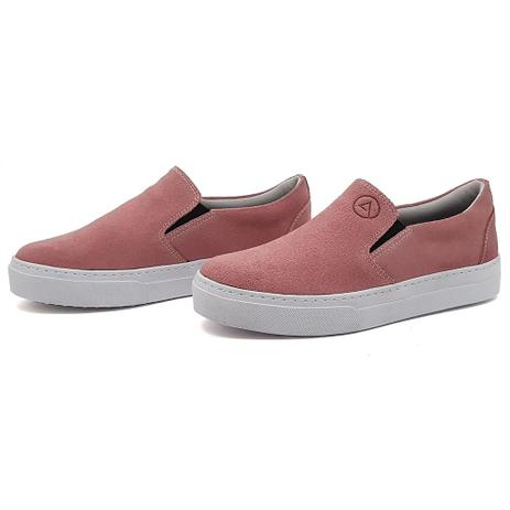 tenis feminino casual de couro