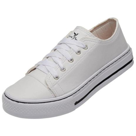 Compre Tênis Venice Couro Branco Sola Baixa Fiever Online