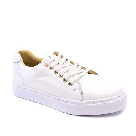 tenis casual feminino couro