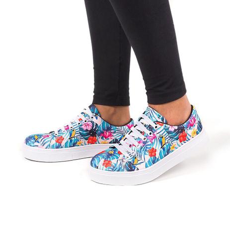 tenis casual feminino estampado