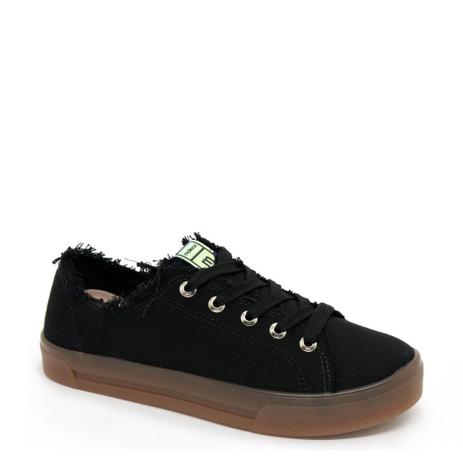 tênis casual moleca preto