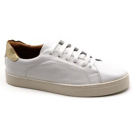 tenis branco feminino couro