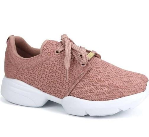 tenis rosa feminino vizzano