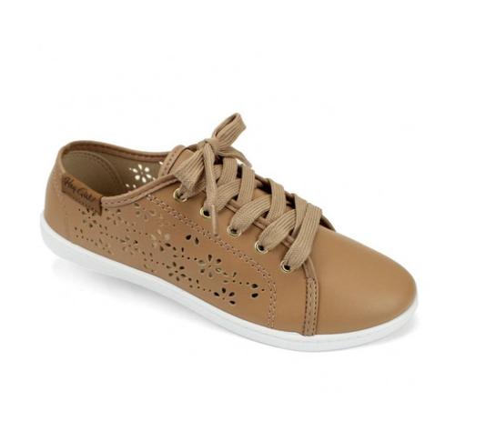 tenis marrom moleca