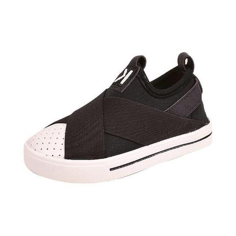 Tênis Casual Lona Feminino Infantil Perfurado Tiras Elástica - Kimimo Menor preço em Tênis Casual Lona Feminino Infantil Perfurado Tiras Elástica - Kimimo
