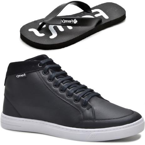 tenis cano alto casual masculino