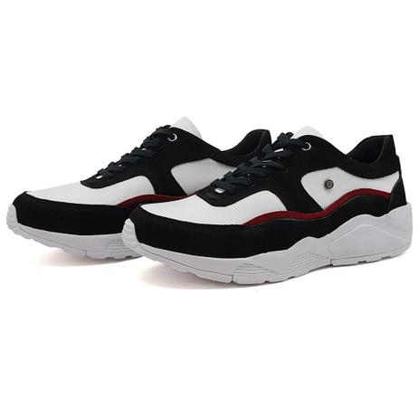 tenis casual de couro