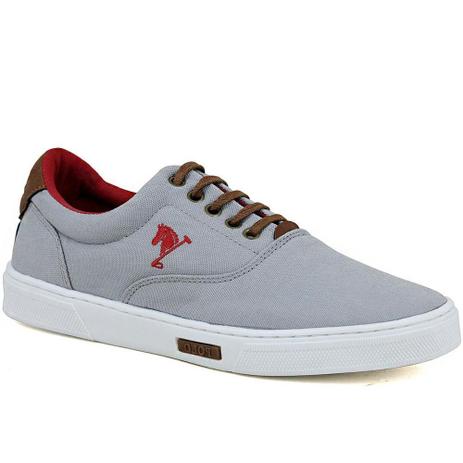 Tênis Casual Masculino Polo Joy Cinza - Calçados Masculinos - Magazine Luiza