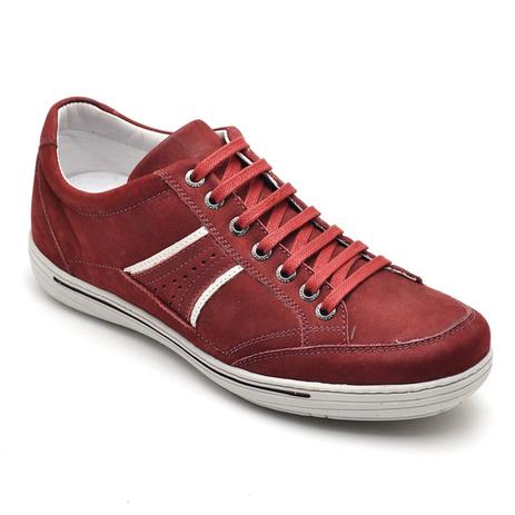 tenis casual masculino vermelho