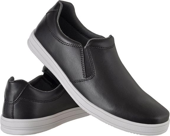 tenis masculino preto sem cadarço