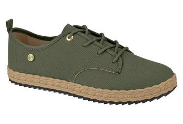tenis moleca verde militar