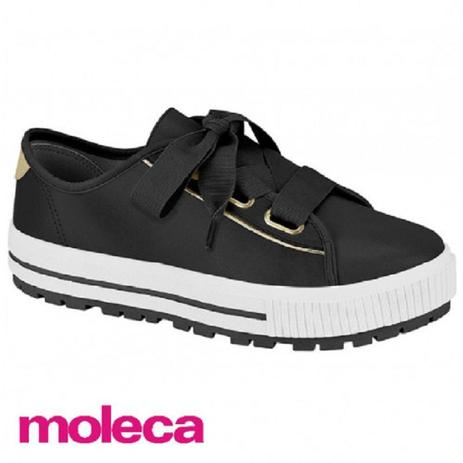 tenis casual dourado