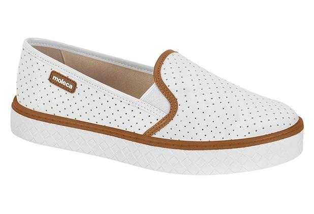 Tênis casual sem cadarço (microperfuros) moleca - Tênis Feminino - Magazine  Luiza
