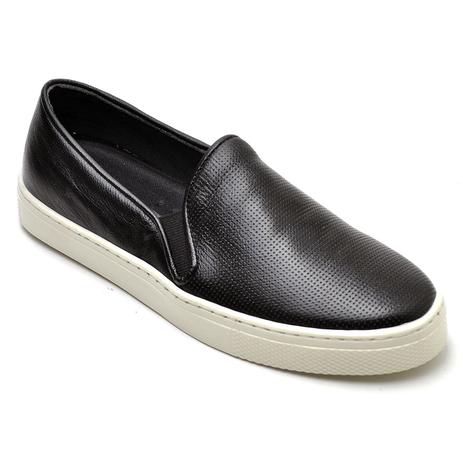 slip on de couro