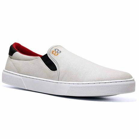 slip on masculino cinza