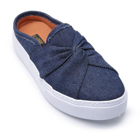 Tênis Casual Slip On Mule Feminino Cristaishoes Jeans - Outros Moda e Acessórios - Magazine Luiza