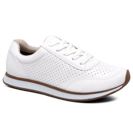 tênis casual via marte branco