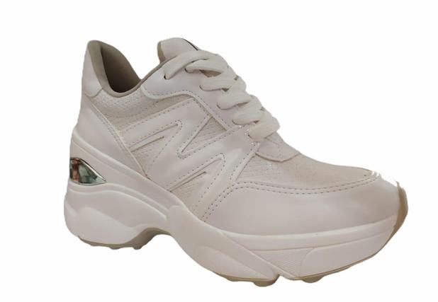 tenis casual branco via marte
