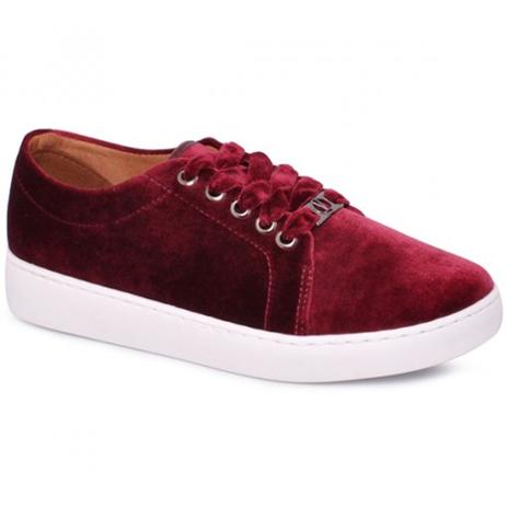 tenis feminino vinho vizzano