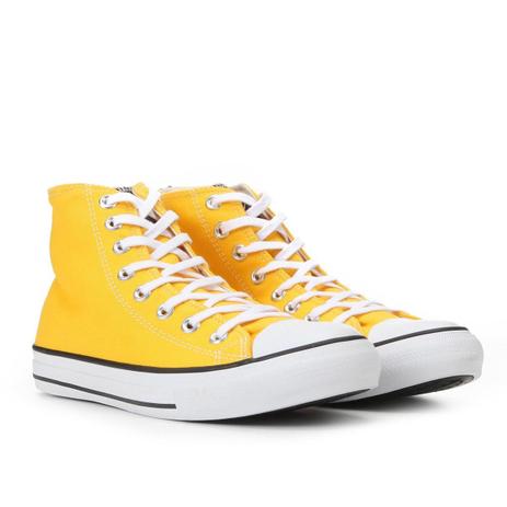 Tênis Cavalera Cano Alto Clássico - Amarelo | Menor preço com cupom