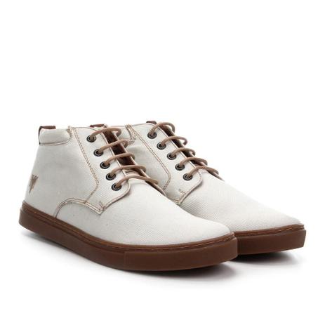 tenis cavalera cano alto masculino branco