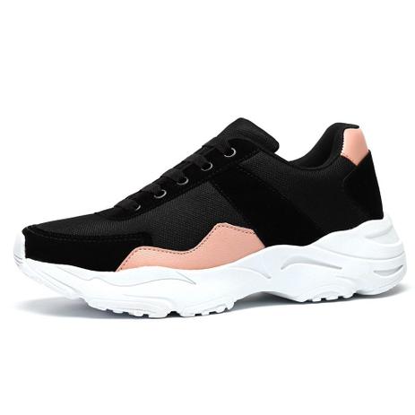tenis chunky feminino preto