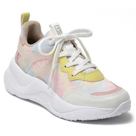 Tênis Chunky Feminino Via Marte Tie Dye 20-14907 Rosa Adulto Lançamento  2021 - Tênis Feminino - Magazine Luiza