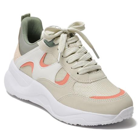 TENIS VIA MARTE CHUNKY VERDE MILITAR -- 21-2522