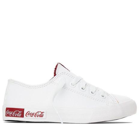 tenis coca cola feminino branco