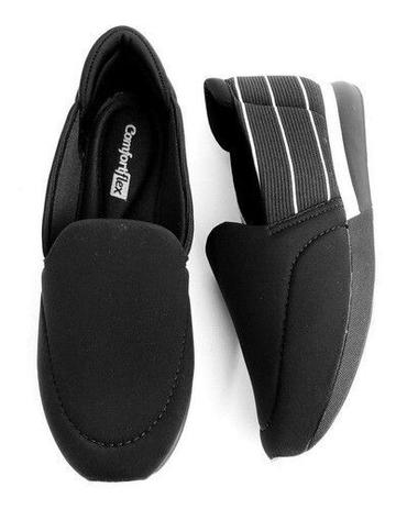 tenis comfortflex feminino preto