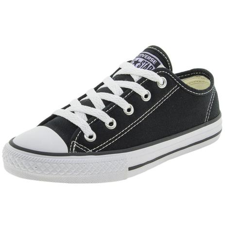 Tênis Converse All Star Chuck Taylor CK0505 - Cor:Preto- Tamanho:33 - Outros Moda e Acessórios - Magazine Luiza