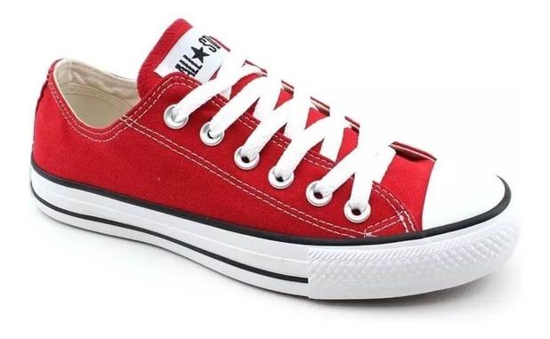 tenis all star feminino vermelho