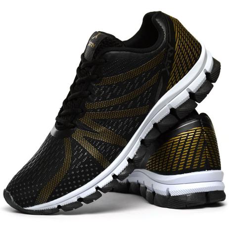 tenis masculino corrida preto