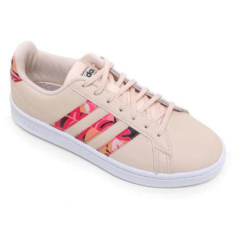 adidas couro feminino
