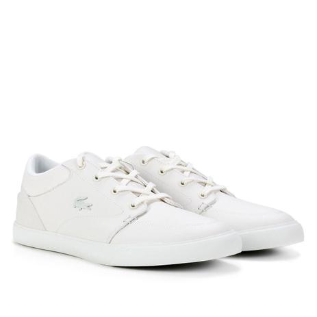 tenis couro lacoste