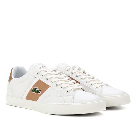 Tênis Couro Lacoste Fairlead Masculino - Tênis Masculino - Magazine Luiza