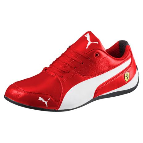 Tênis Couro Puma Ferrari SF Drift Cat Vermelho Menor preço em Tênis Couro Puma Ferrari SF Drift Cat Vermelho