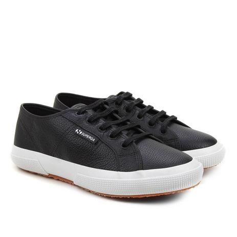 superga branco couro