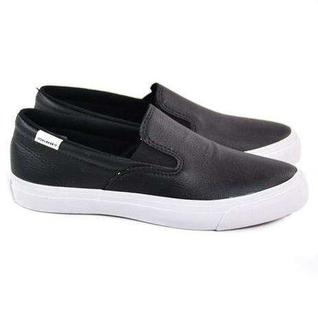 slip on all star couro