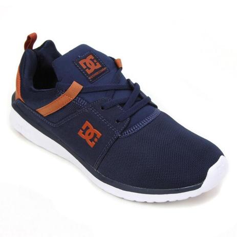 Tênis DC Shoes Heathrow Azul Marinho/Marrom - Tênis Esportivo - Magazine  Luiza