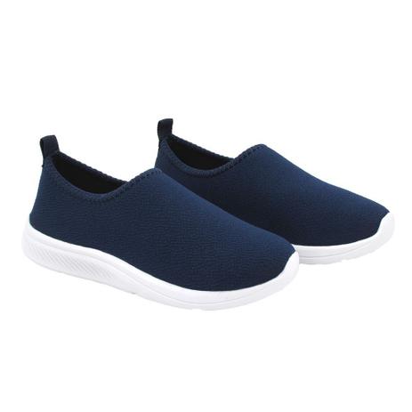 Tênis Esportivo Feminino Olympikus Like Slip On Conforto Com Elástico Sem  Cadarço Corrida Tecido 798 - Cinza/Rosa