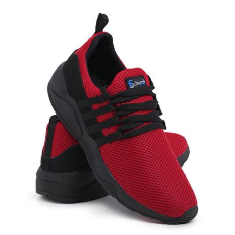 tenis esportivo feminino vermelho
