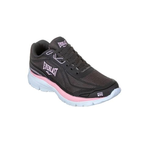Tênis Everlast Mobi Running Training Feminino - Preto/Rosa - Tênis Esportivo - Magazine Luiza