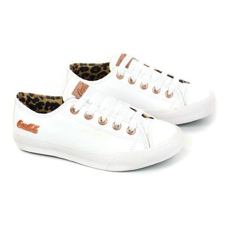 coca cola shoes branco