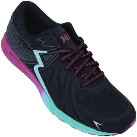 tenis preto corrida feminino