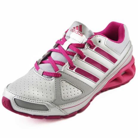 Tênis Feminino adidas Falcon Rio W Cinza Rosa Menor preço em Tênis Feminino adidas Falcon Rio W Cinza Rosa