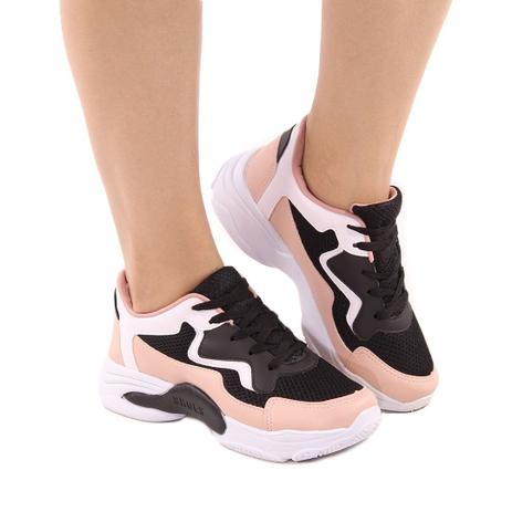 Tênis Feminino Blogueira Casual Plataforma Chunky Sola Alta - Diva  Sapatilhas - Calçados Femininos - Magazine Luiza