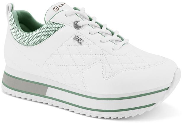 Tenis ramarim branco com verde Clearance