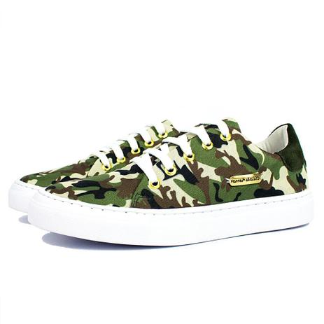 sapatenis masculino camuflado