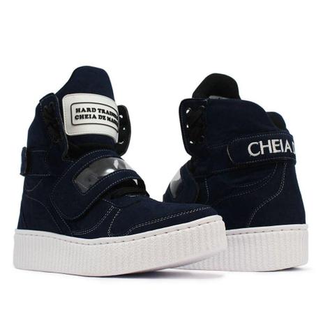 Tênis feminino cano alto de treino e musculação azul marinho n 40  iniciativa fitness - Tênis Feminino - Magazine Luiza